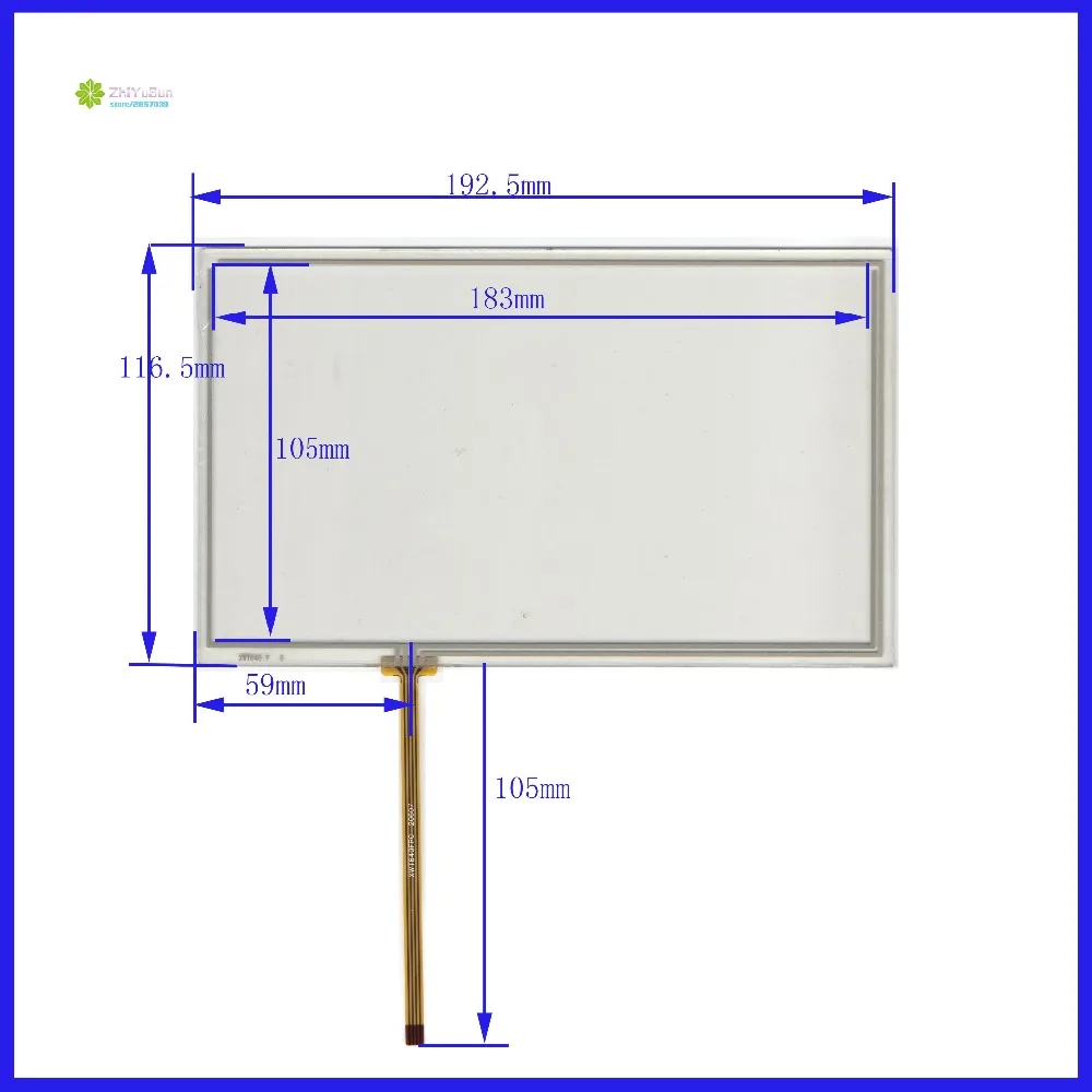 

ZhiYuSun HLD-TP-3046 compatible 8inch 4lines NEW touch screen panel TOUCH glass sensor for DVD car this is compatible