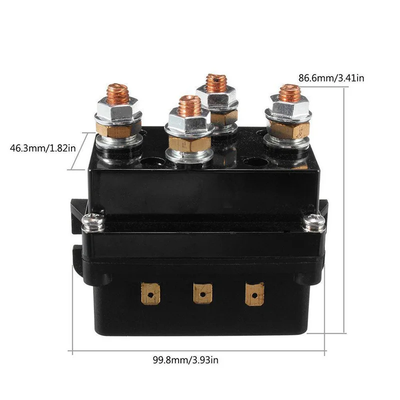 12V 500A контактор лебедка управление электромагнитный реле двойной беспроводной пульт дистанционного восстановления RS