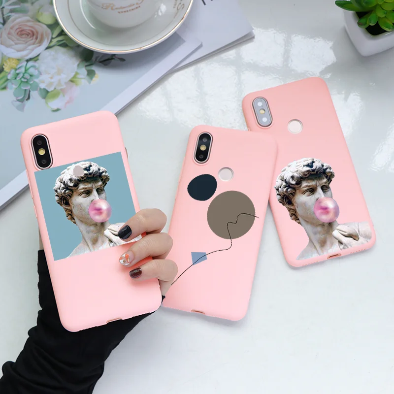 

Couple Silicone Cases For Xiaomi Mi 8 Lite A2 A1 5X 6X 9 SE For Redmi 4A 5 Plus 6A 7 K20 Note 4X 5A 6 7 Pro S2 Soft TPU Cover