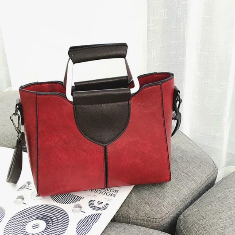 

ETONTECK Fashion Women Shoulder Bag Ladies High Quality PU Leather Top-handle Bags New Brands Female Tote Casual Crossbody Bag