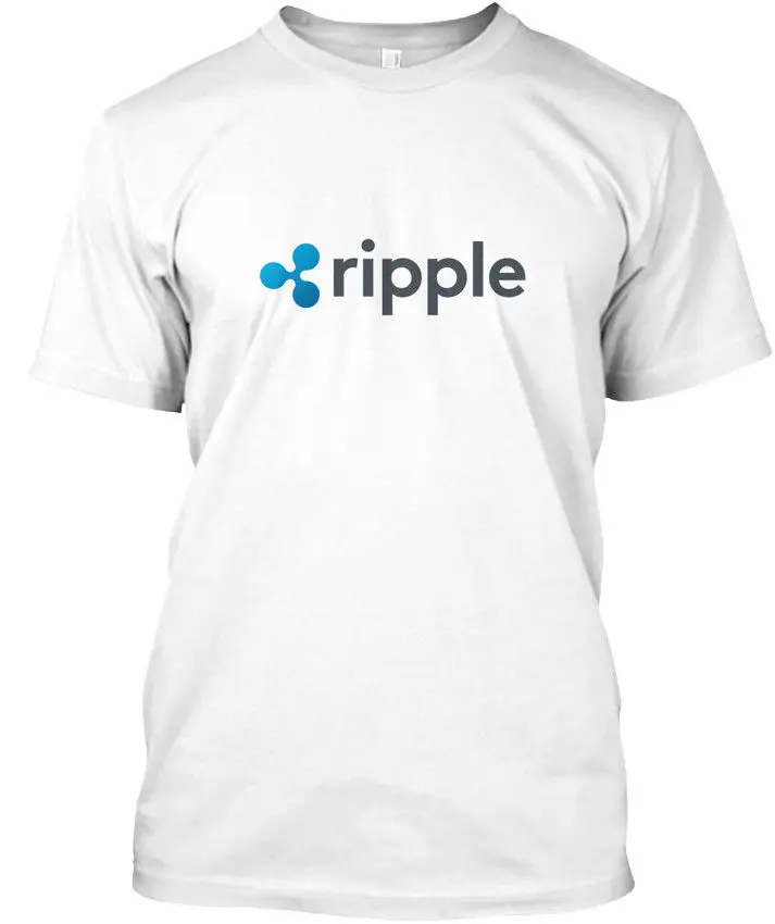 Ripple Xrp и футболка премиум-класса трикотажная удобная ткань | Мужская одежда