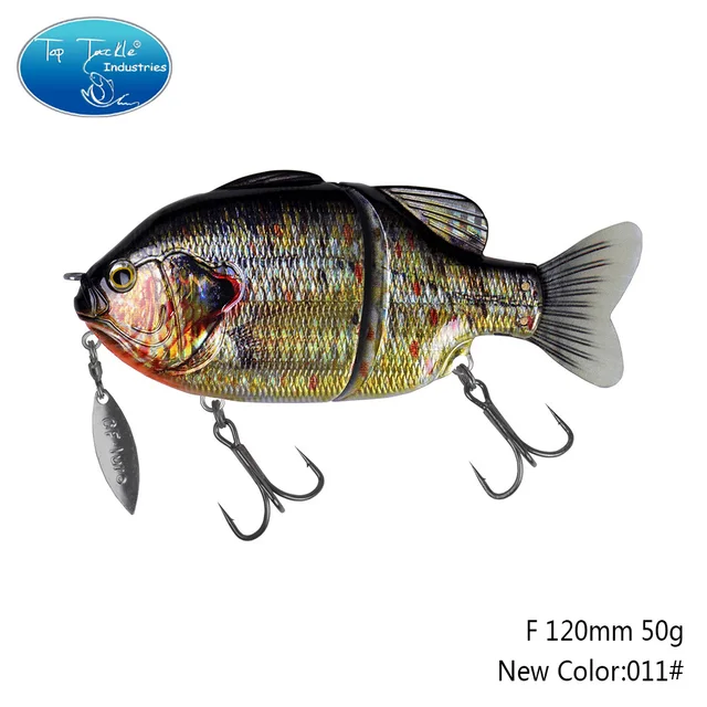 120mm 50g 140mm 70g Topwater Floating Swimbaits Jointed Bait Bass Fishing  Lure Tilapia with Spinner - AliExpress