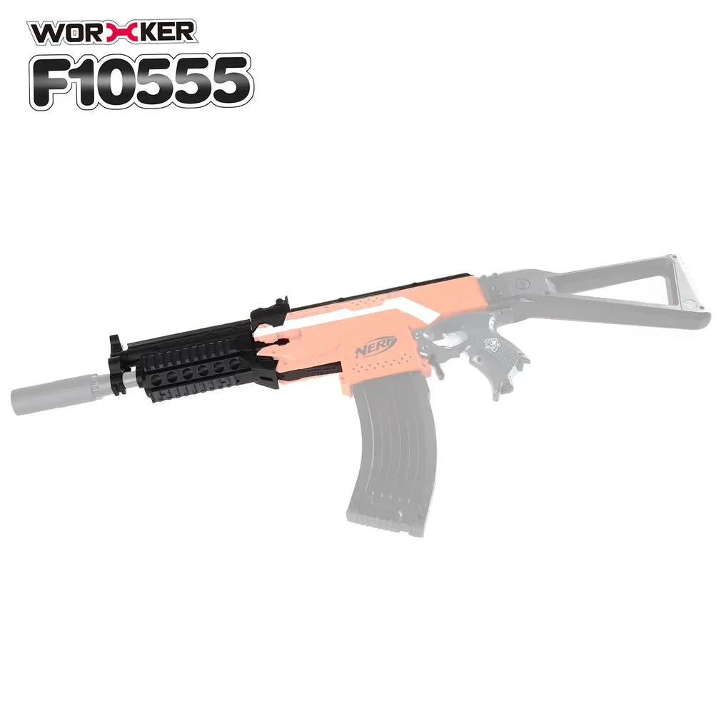 

hot! 3D Printing Modularization NO.105 AK Series Long Type Modified Kit Barrel Kit Suitable for Nerf Stryfe Toys(Type A)