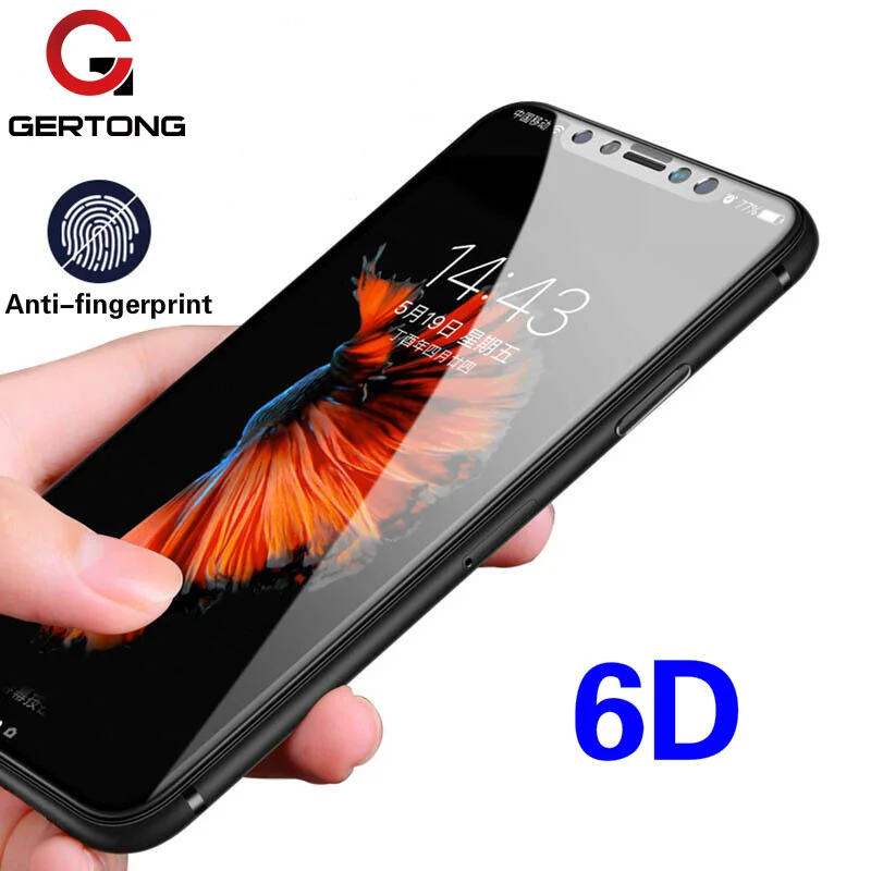 6D изогнутый край Полное покрытие защита экрана закаленное стекло для iPhone 6 6s Plus 7 8