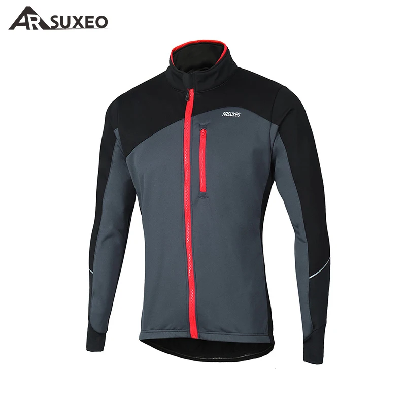 Buy ARSUXEO Cycling Jacket Winter Thermal Fleece Warm