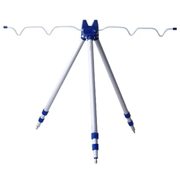

Fishing Rods Tripod Stand Rest for Sea Beach Coarse Shore Pier Tackle Telescopic