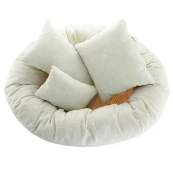 

Baby Newborn Photography Basket Filler Wheat Donut Posing Props Baby Pillow