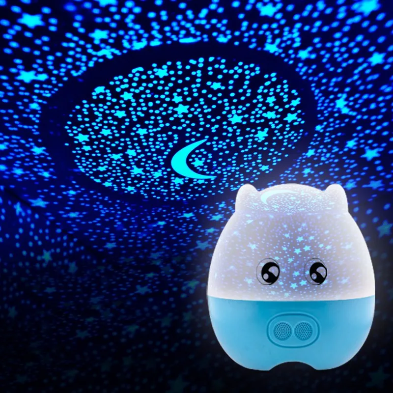 

FENGLAIYI Love Pig LED Night Light Star Projector Lamp Sound Best Gifts Kids Lamp Luminaria Led Night Lamp USB