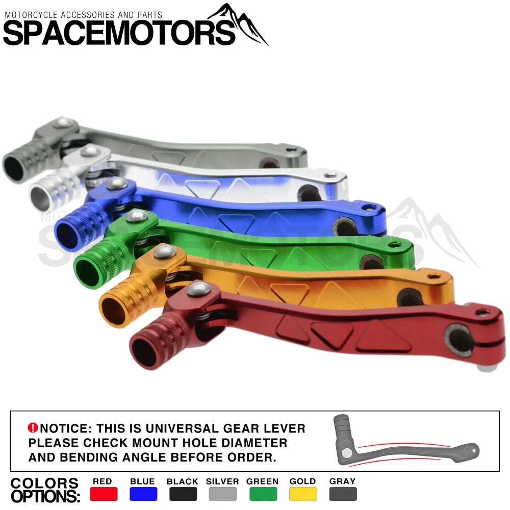 50-250cc мотоцикл рычаг переключения передач для мотокросса Байк ATV CNC алюминиевый чейнджер универсальный для CRF TTR CR YZ тюнинг частей