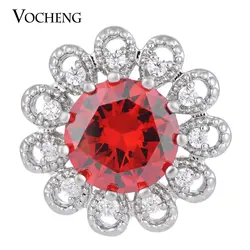 Камень CZ Vocheng Имбирное печенье роскошные 4 цвета Destiny латунь Материал 18 мм Blossom Талисманы Jewelry vn-1279