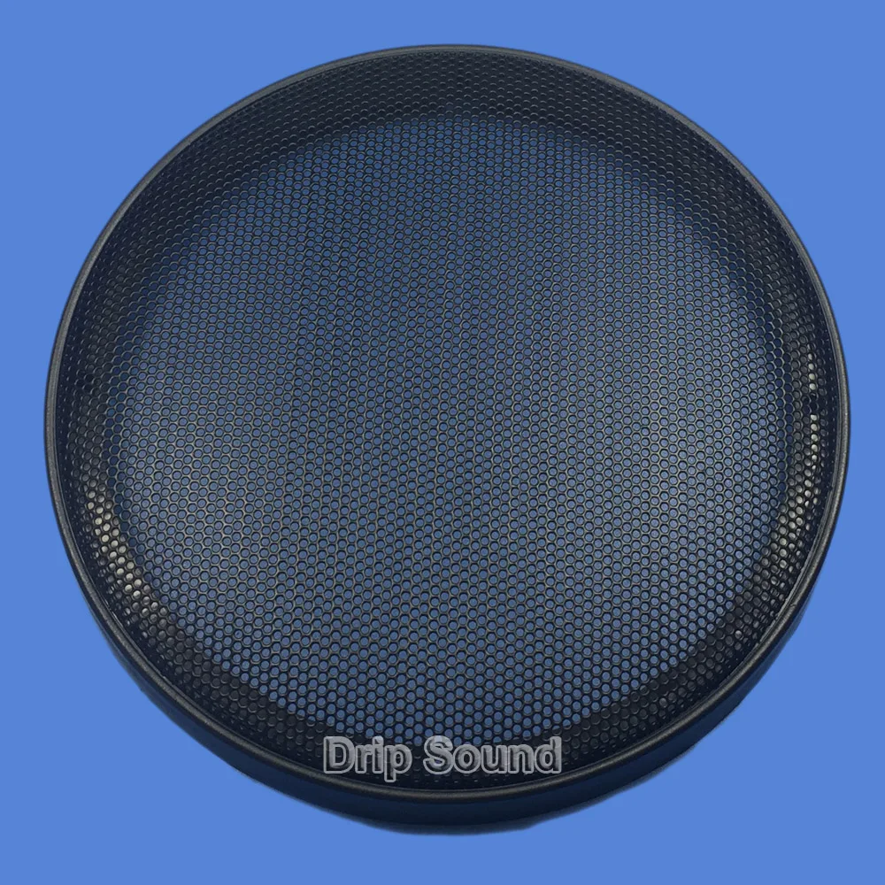 

For 6" inch Car Audio Speaker Conversion Net Cover Decorative Circle Metal Mesh Grille Protection 163mm #Black