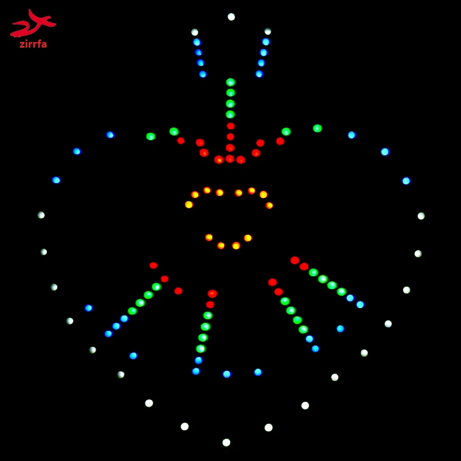 Zirrfa красивый танцевальный светильник cubeed для подарка на день рождения, светодиодный электронный diy комплект