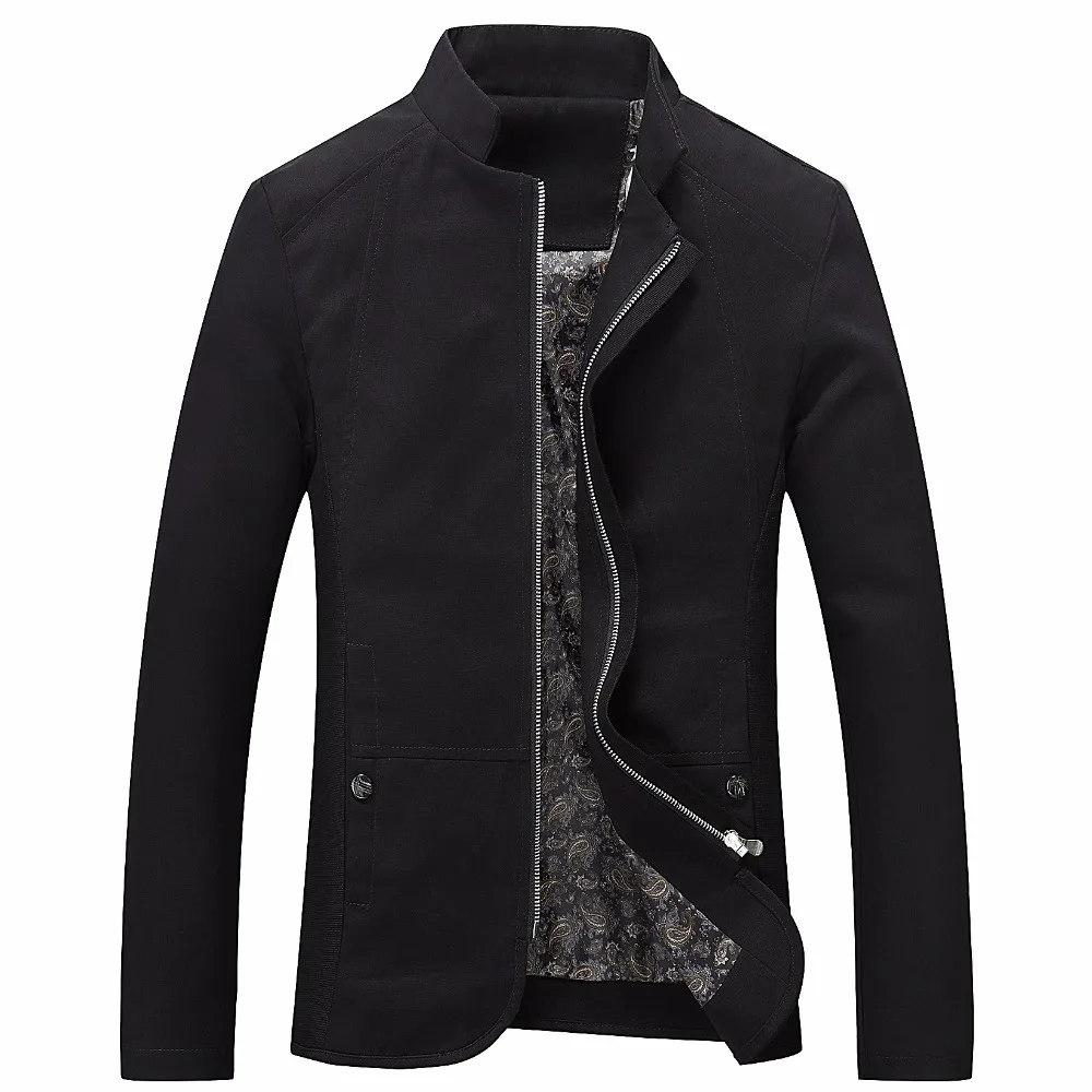 2018 Spring Autumn Man Casual font b Jacket b font baseball jaquetas de couro Man College