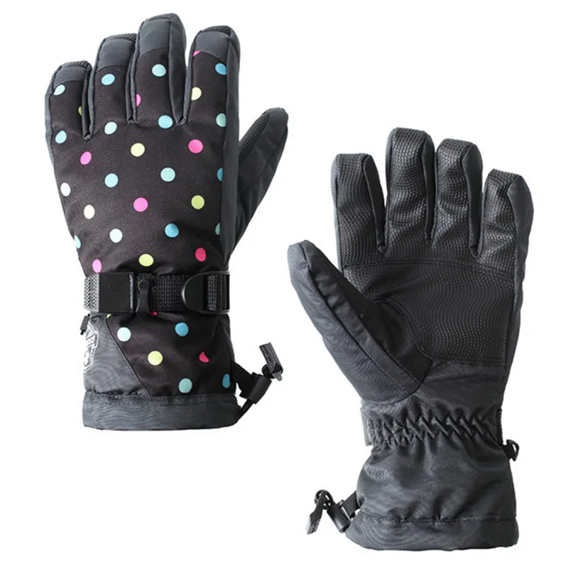 30 женские зимние перчатки, зимние спортивные варежки, водонепроницаемые, ветрозащитные, для сноубординга, лыжные перчатки с пятью пальцами, высокое качество
