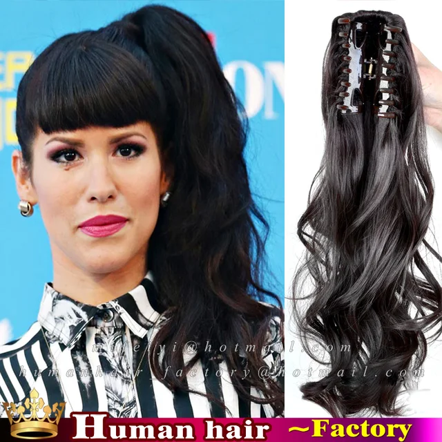 Brazilskij Naturalnyh Volos Hvost Realnye Chelovecheskie Volosy Hvost Kogot Klip Hvostiki Narashivanie Volos Dlinnye Volnistye Zavitye Ponytail Dlya Chernokozhih Zhenshin Kupit Na