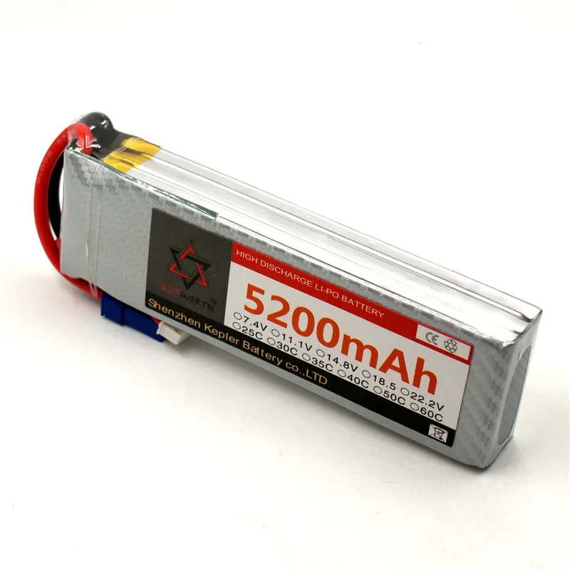 

3s 11.1v 5200mAh Lipo Battery RC Car Plane Boat Lithium Ion Polymer Battery For Truck Tank Drone Helicopter