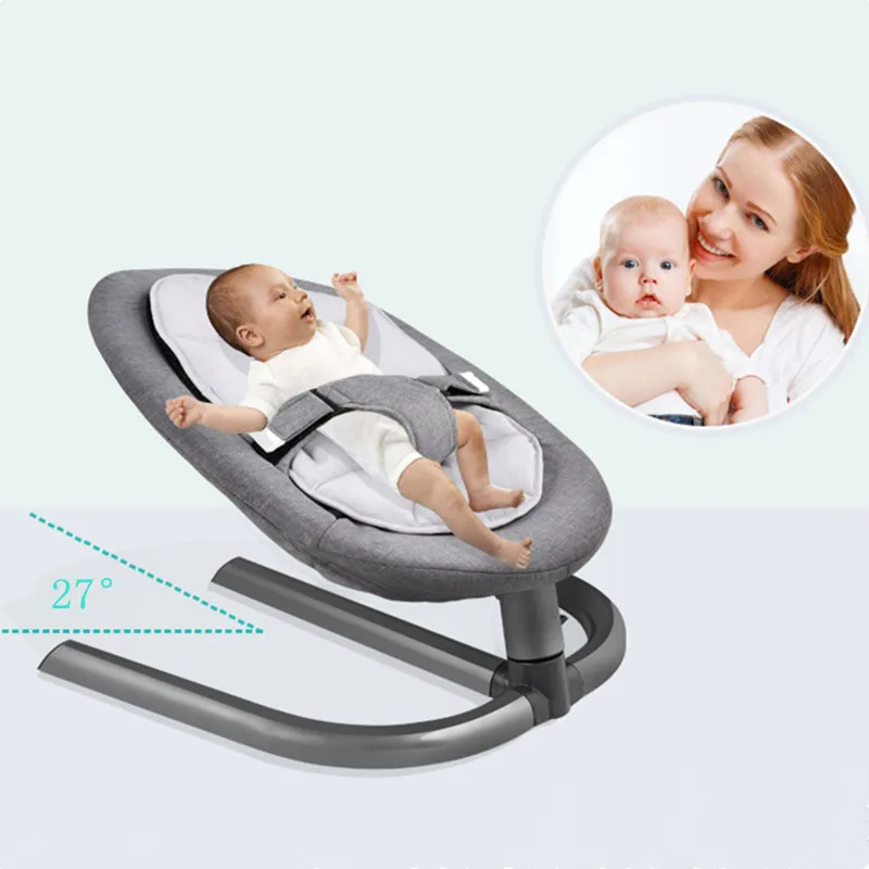

New Baby rocking chair comfort baby cradle bed kids sleep artifact newborn children rocking bed with mosquito net