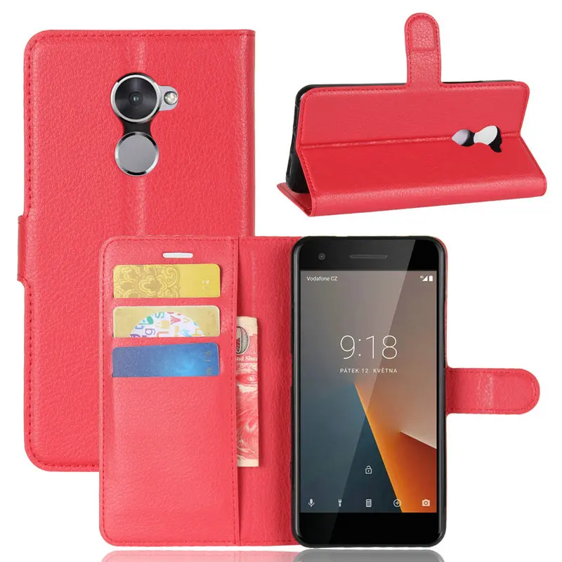 for Vodafone Smart V8 Luxury Wallet Flip Leather Case for Vodafone Smart V8 VFD-710 Phone Back Cover Case with Stand Etui Funda. 