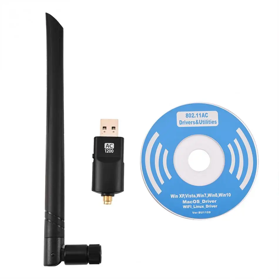 Adattatore WiFi USB Dual Band 1300Mbps - Per PC, Laptop, Desktop, Supporta Windows E Mac, Con Antenna 2dBi - Foto 4