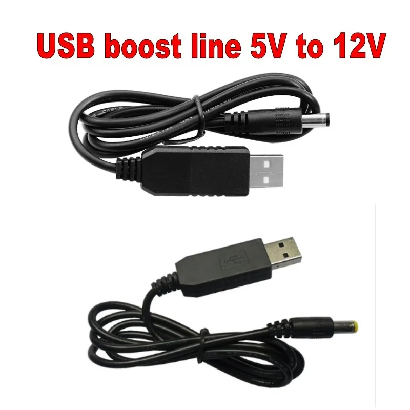 Buy USB DC 5V to DC 12V Step Up Cable Module USB Power Boost Line Step Up Module Boost Converter Adapter Cable 5.5*2.1mm Plug
