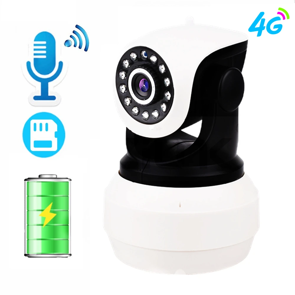 

3G 4G Camera Built-in Battery GSM SIM Card Camera Wireless WIFI Home Security 720P 960P 1080P HD Surveillance Video IP Camera
