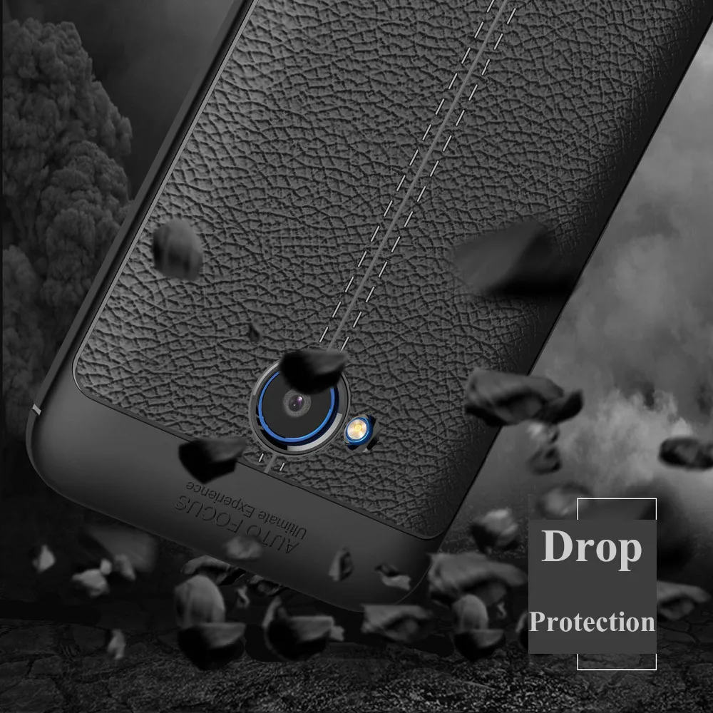 Кожаный дизайнерский чехол для HTC U11 Life мягкий силиконовый с защитой от падения u 11