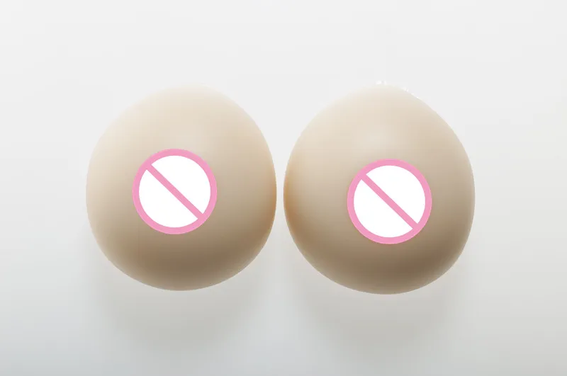 

3600g/pair/Cup HH Round Silicone Fake Breast Crossdresser False Boobs Breast forms With Realistic Raise Nipple