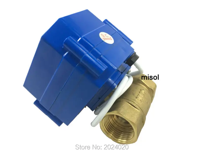110 В моторизованный шаровой клапан, DN20(NPT), латунь, 2 варианта, электрический клапан, моторизованный шаровой клапан