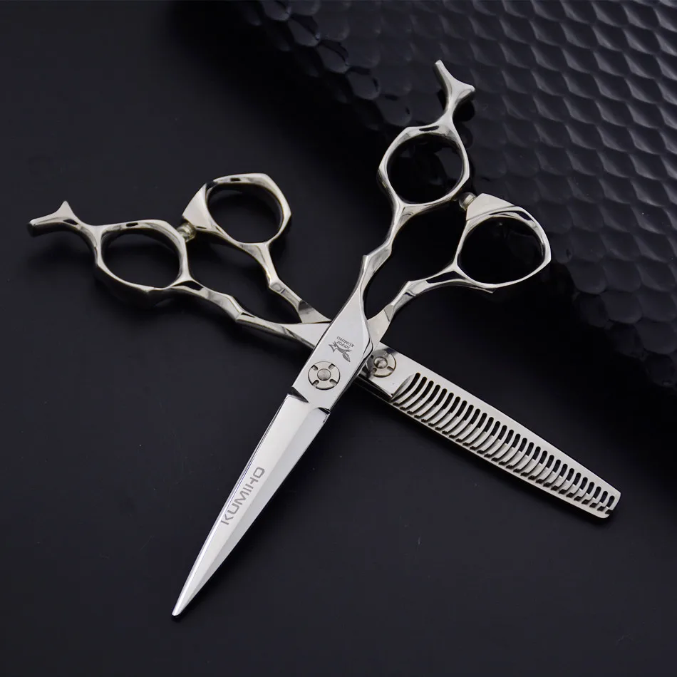 Kumiho Japanese Stainless Steel Barber Scissors 6.0 Inch Best Quality