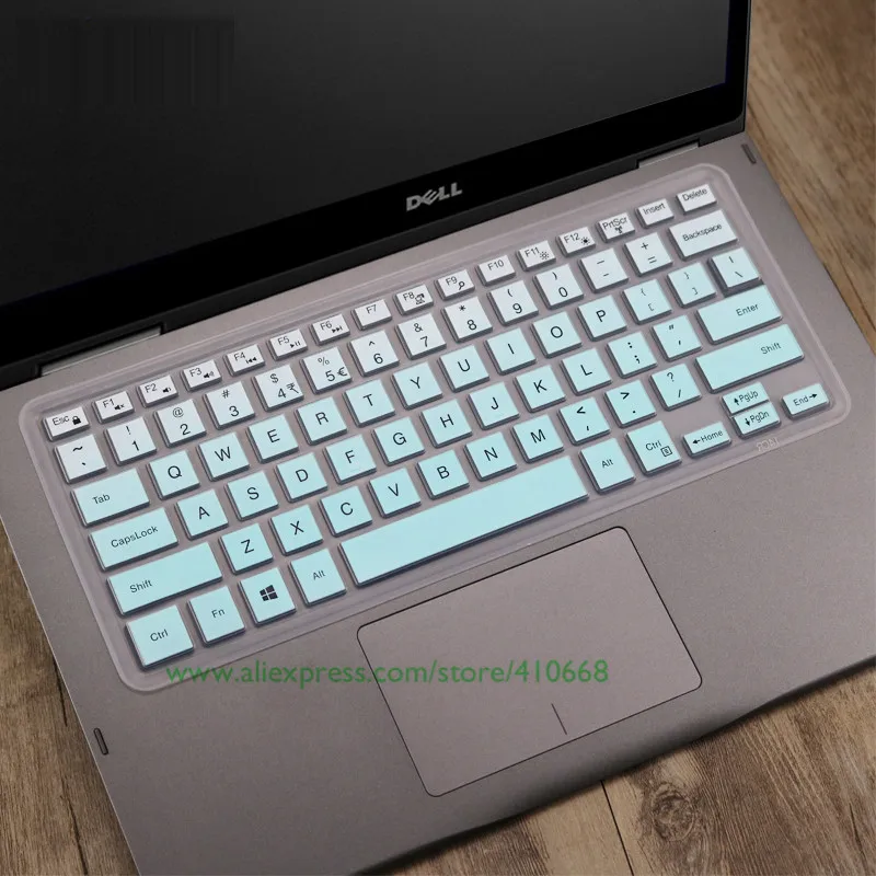 Силиконовая клавиатура для ноутбука кожного покрова протектор для Dell Inspiron 14 3000 5000 14R 14MR 14MD 14 м 5447 14LR 14L 14C 14CR