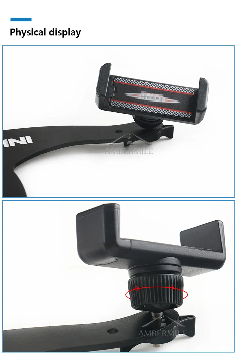 Car Mobile Phone Holder Bracket Union Jack Decorations for BMW Mini Cooper Countryman F60 Accessories Car Styling (5)