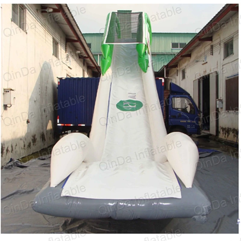 Ocean summer games Inflatable houseboat slide/ giant PVC yacht floating