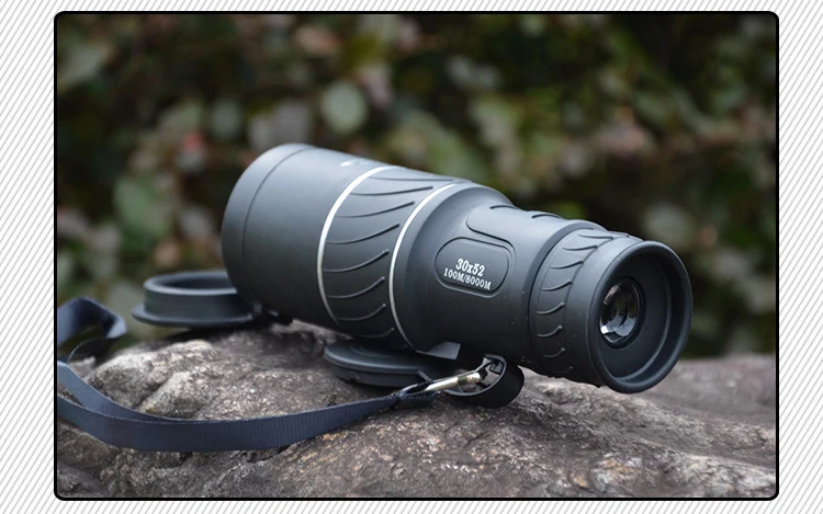 Monocular com Suporte Monocular Telescópio Poderoso Visão Noturna Óptica Len 100 m x 8000 hd Caça Profissional Binocular 30x52 9 com suporte óptica len 100 m x