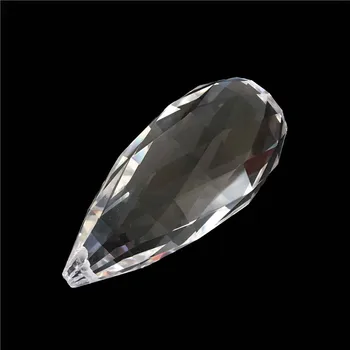 

10units 76mm Crystal Chandelier Corn Balls Pendants Clear Prism Hanging Pendants Parts For Decoration Hot Free Shipping