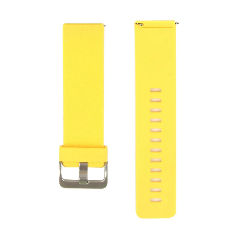 Bemorcabo для Fitbit Blaze Band, Мягкий силикон Конфета цвет спортивные часы ремешок с пряжкой для Fitbit Blaze большой размер - Цвет ремешка: Цвет: желтый