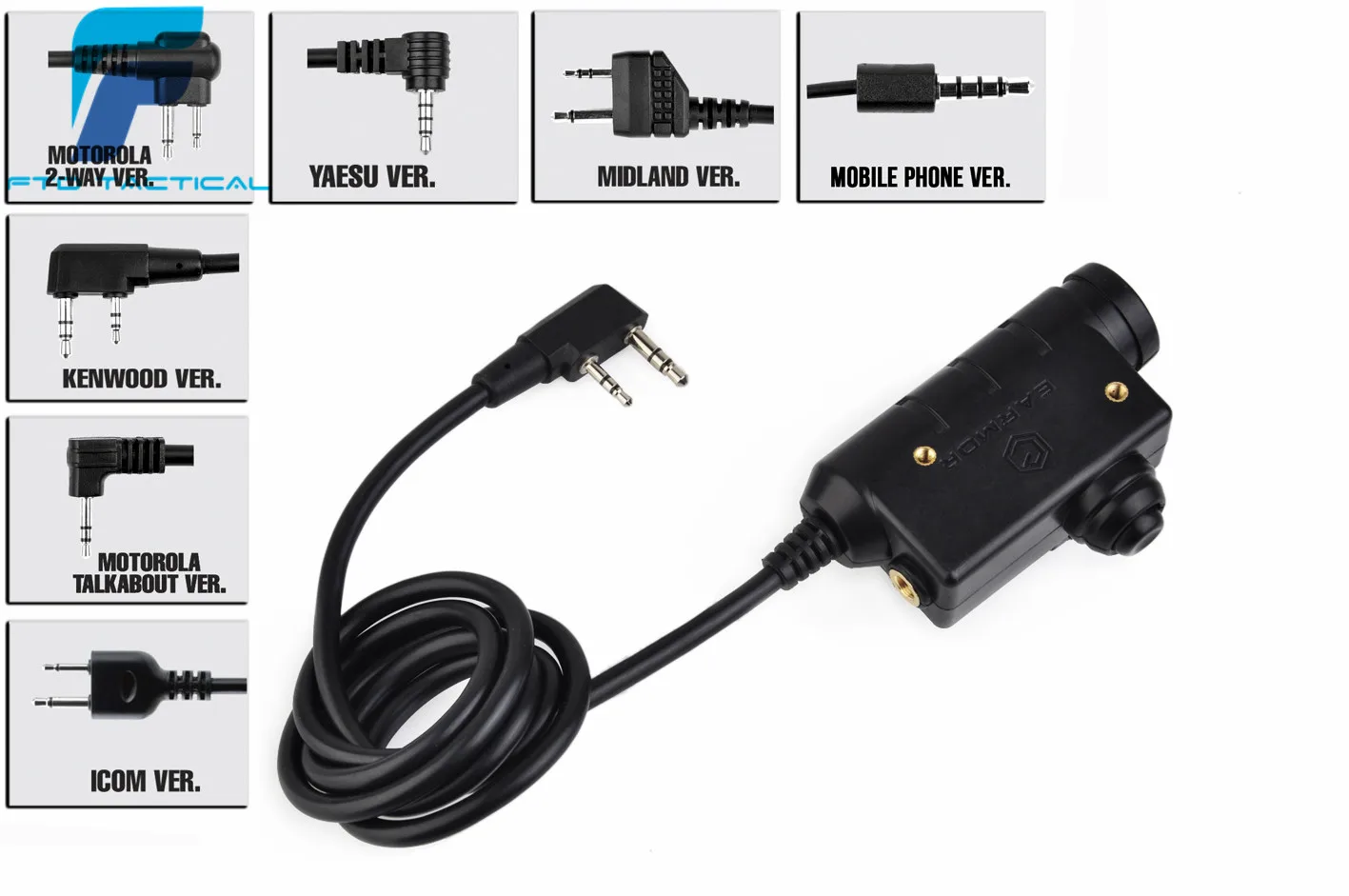 

Tactical Ptt (Push To Talk) (Without Extending The Finger Line Button)