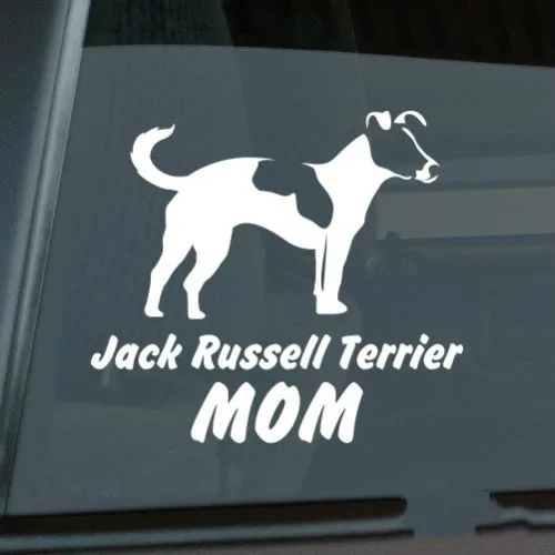 Наклейка Jack Russel Terrier Mom высечка виниловая оконная наклейка-профиль jrt parson v2 Размер