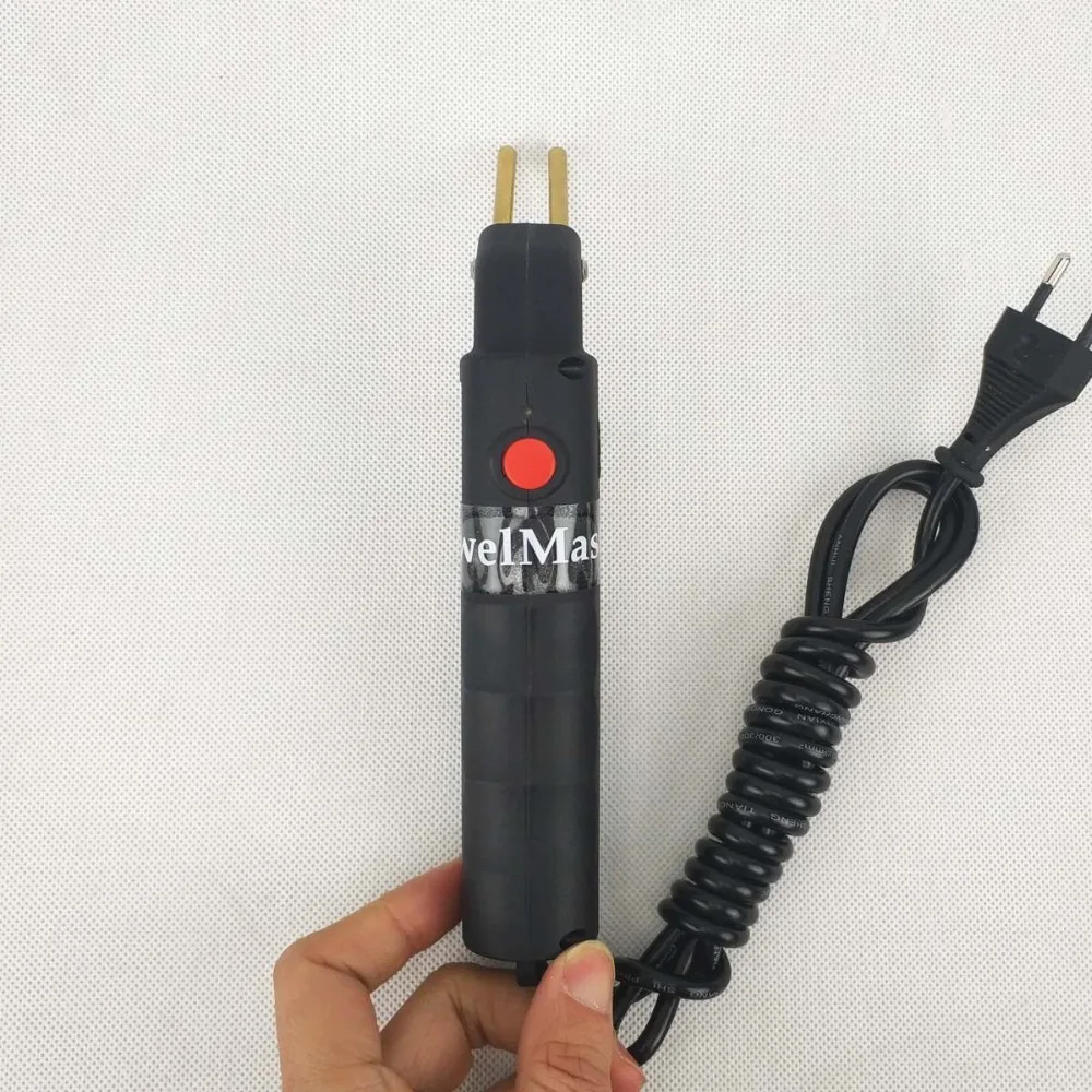 Car Bumper Repair Kit Hot Stapler Plastic Repair Plastic Kit Welding Machine & Smoothing Iron & 200pcs Stapler