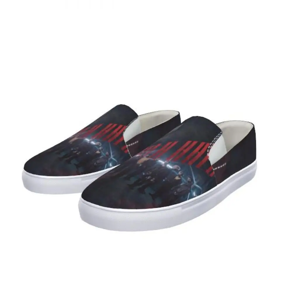 

Kpop Ateez Design Women Lazy Flats Canvas Slip On Platform Ladies Loafers Modis Chaussures Femme