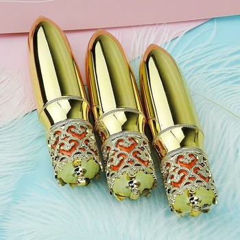 

10/30/50pcs 12.1mm Gold Crown DIY Lipstick Tube.Top Quality Bullet Handmade Lip Balm Tubes Makeup Tools.Empty Cosmetic Container