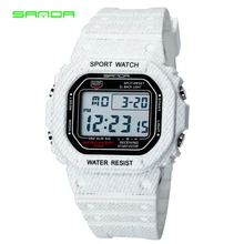 SANDA спортивные часы мужские роскошные брендовые цифровые часы водонепроницаемые мужские часы женские спортивные часы женские наручные часы мужские s relogio