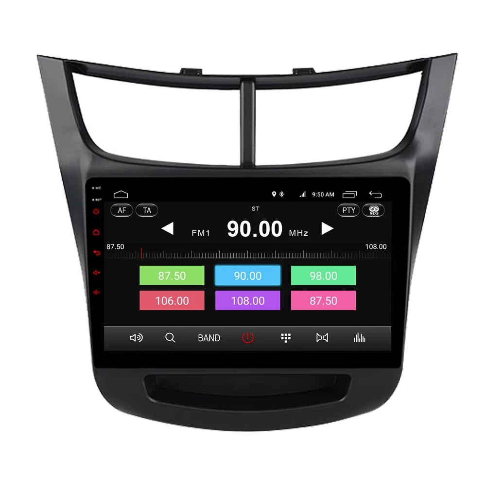 Clearance RoverOne Android 9.0 Car Multimedia Player For Chevrolet Sail 2015 2016 2017 Autoradio Bluetooth Radio Stereo GPS Navigation DSP 3