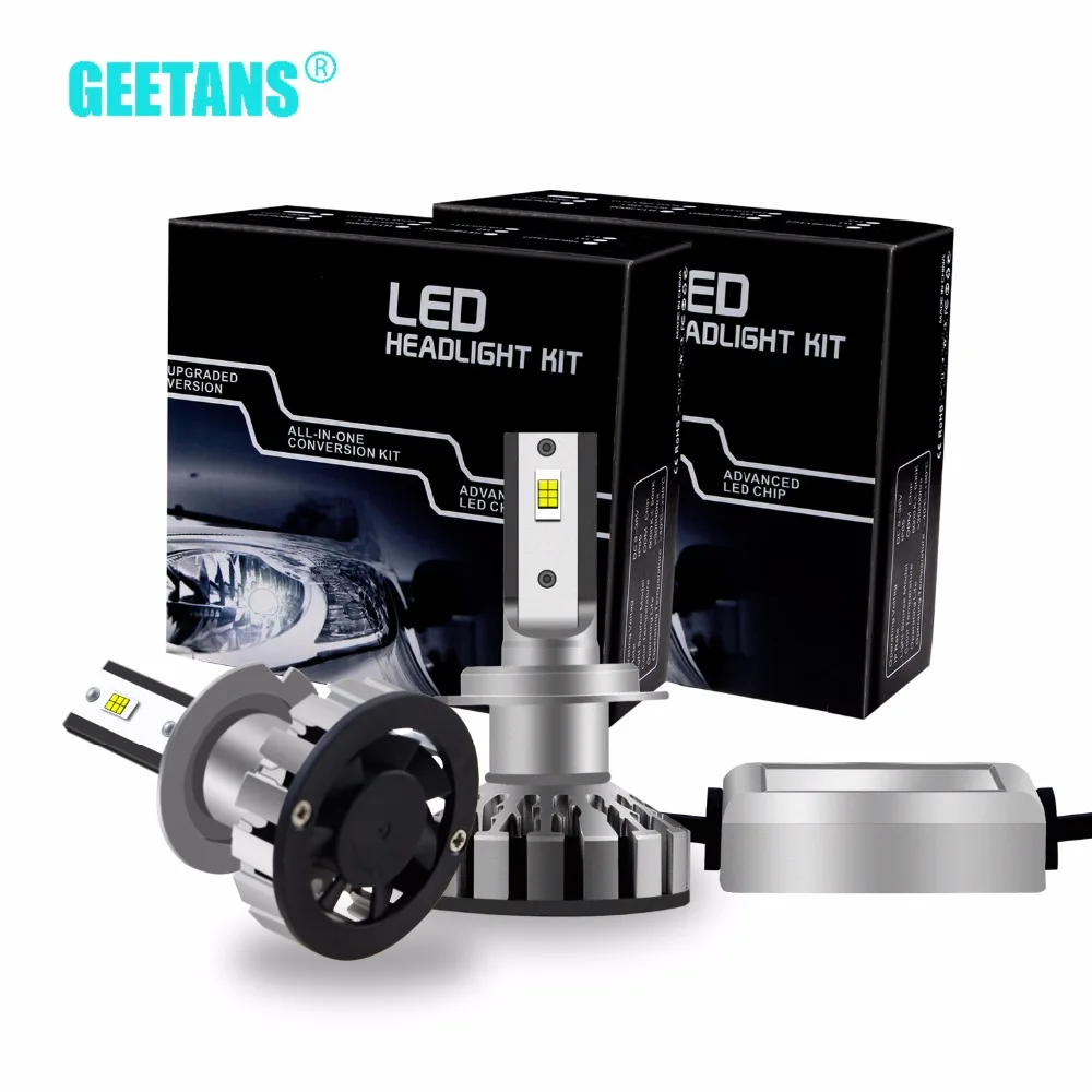 Автомобильные светодиодные лампы Geetans H7 H4 светодиодный 3 H1 H8 H9 H11 9005 9006 9012