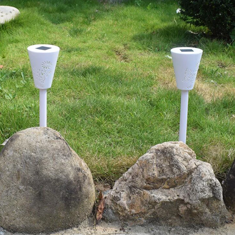 2LED Solar light Bulb Solar Lamp OutdoorGarden Light Waterproof Openwork Butterfly Underground Buried Light Lawn Yard Light (7)