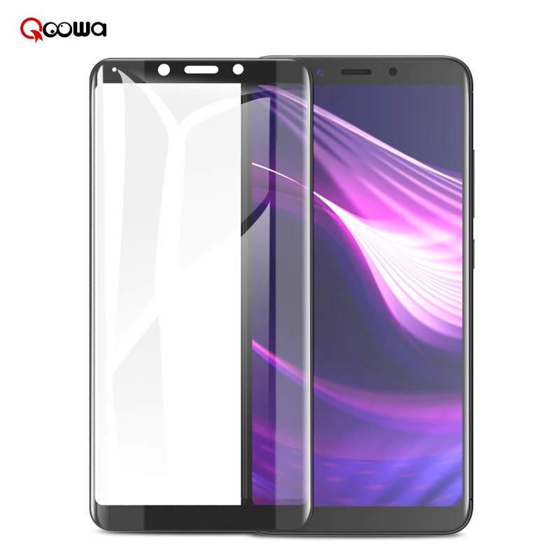 Qoowa полный клей 3D Закаленное стекло протектор экрана для Xiaomi Redmi 6 6A (5 45 '') redmi pro