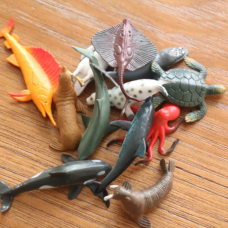 Montessori Toys For 3 Year Olds Marine Animals Educational Early Learning Toys For Children Birthday Gift MJ1364H