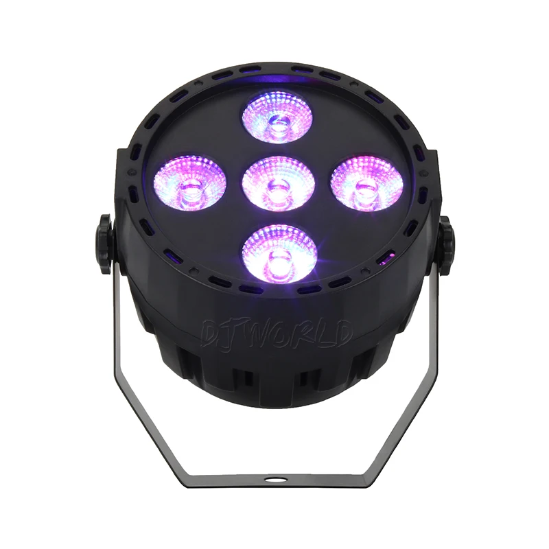 Мини светодиодный Par 5x10 Вт RGBW DMX512 сценическое освещение для DJ дискотеки для домашней вечеринки на день рождения танцевальный пол рождественские украшения клубов