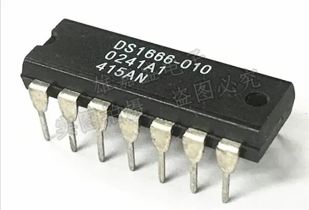 

10pcs/lot DS1666-010 DS1666 DIP14