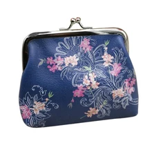 Милый клатч с цветочным принтом, женские кошельки, кошелек, мини-сумки для денег для женщин, горячая распродажа