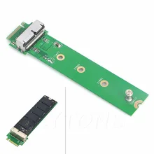 Adaptador ngff m.2 x4 para apple macbook, placa adaptadora para 2013 2014 2015 para apple a1465 a1466 ssd c26, 1 peça